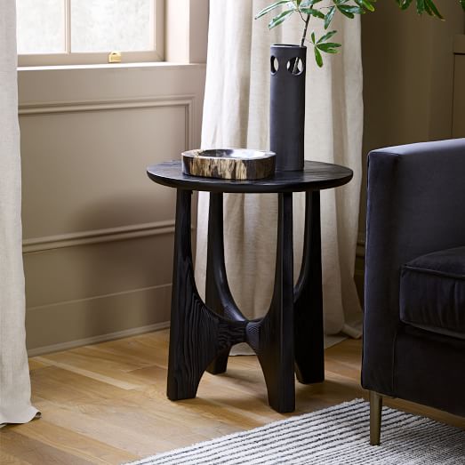 Orb Base Tall Side Table (21.75 - 27.5)