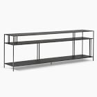 Profile 72&quot; Media Console &amp; 2 Bookcases Set