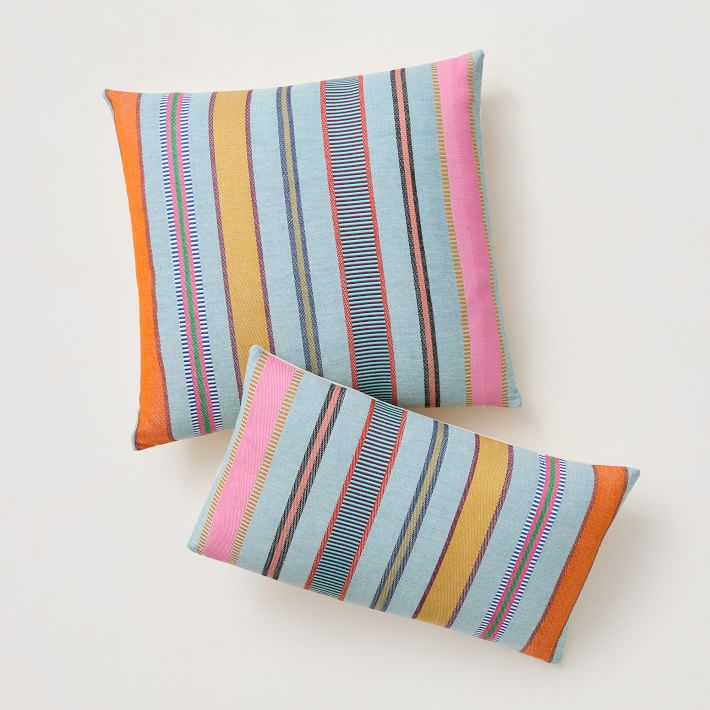 Pop Stripe Pillow Cover West Elm