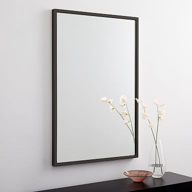 Buy Chrome Moderna Shelf Wall Mirror from Next USA