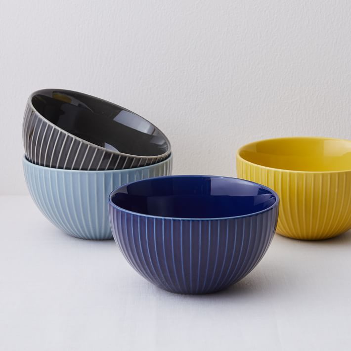 Textured Colored Bowls