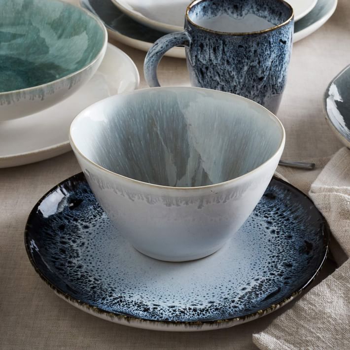 Reactive Glaze Stoneware Cereal Bowl Sets