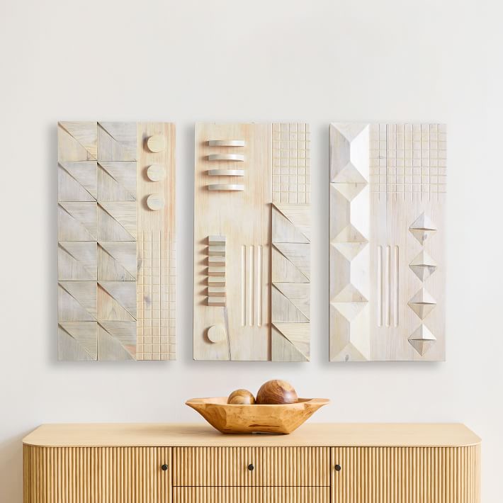 Hand Cut Wood Dimensionl Wall Art by Diego Olivero