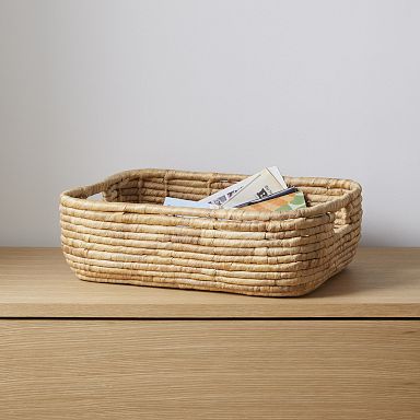 Underbed Storage Basket  Amish Wicker Under Bed or Table Storage — Amish  Baskets