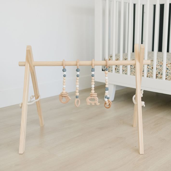 Poppyseed Play Wood Baby Gym