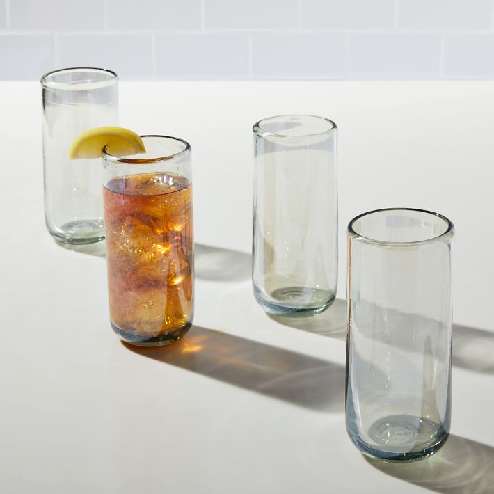 Recycled Mexican Drinking Glass Sets - Luster (Set of 4)