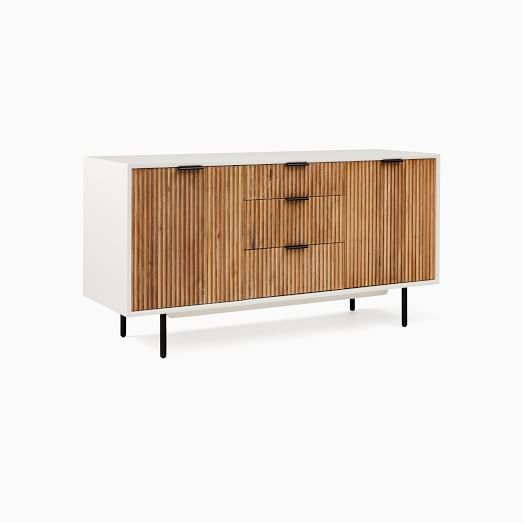 West elm deals white credenza