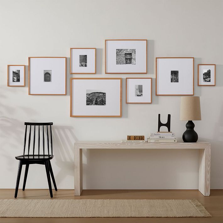 The Long Hallway Organic Gallery Frames Set (Set of 8)