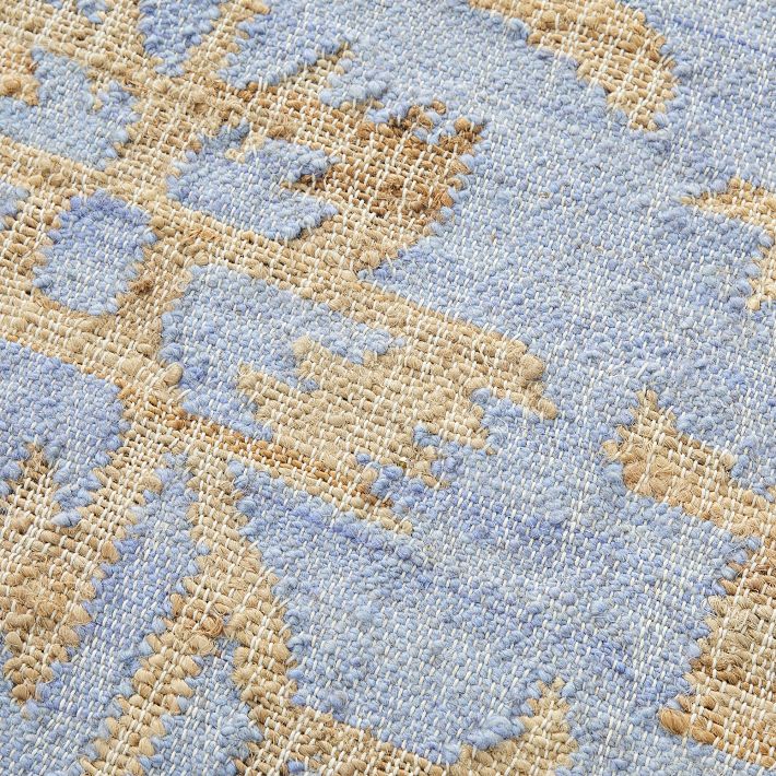 Solid Yellow Flatweave Eco Cotton Rug