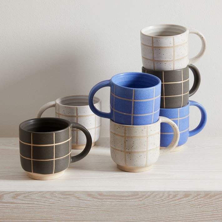 Caf&#233; Basic Mugs (Set of 4)
