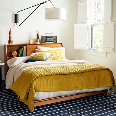 West elm deals gold bed frame