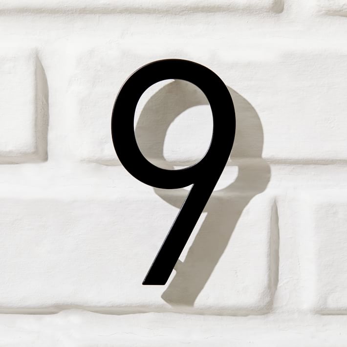 Modernist House Numbers