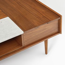 Mid Century Pop Up Storage Coffee Table