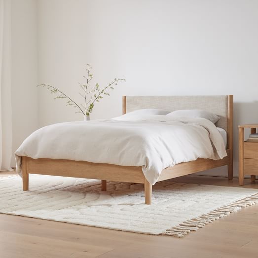 Modern show wood bed west deals elm