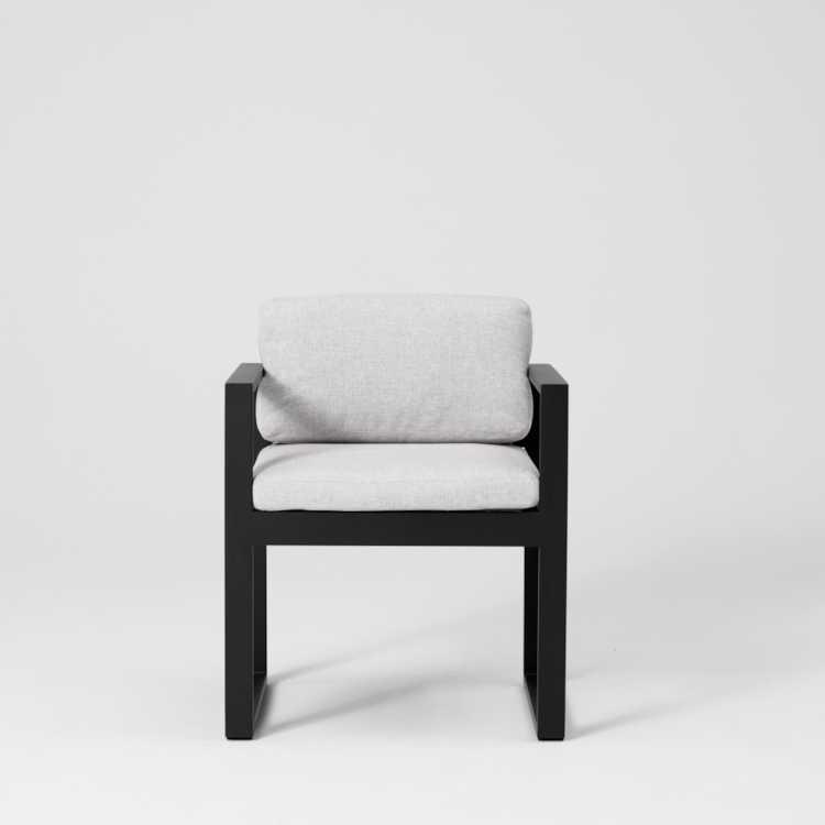 Telluride Aluminum Outdoor Arm Dining Chair West Elm