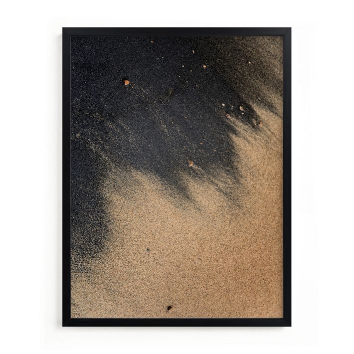Black Sand II Framed Wall Art by Minted for West Elm