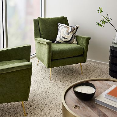 West elm boucle discount chair