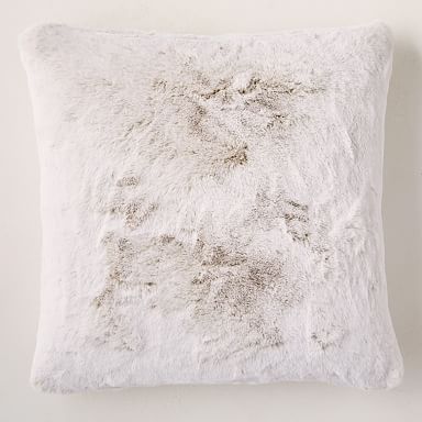 West elm clearance faux fur pillow