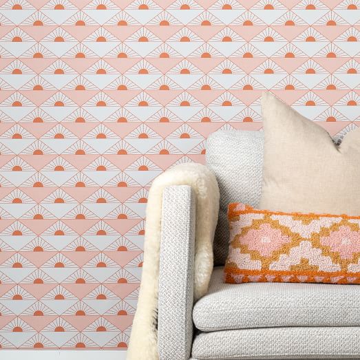 Rising Sun Removable Wallpaper West Elm