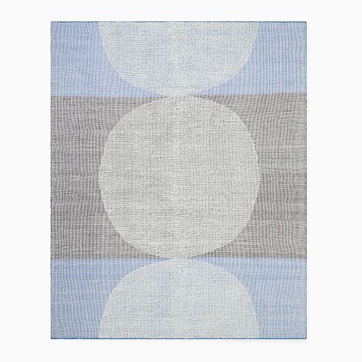 Stacked Circles Indoor/Outdoor Rug | West Elm