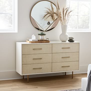 West elm store mirrored dresser