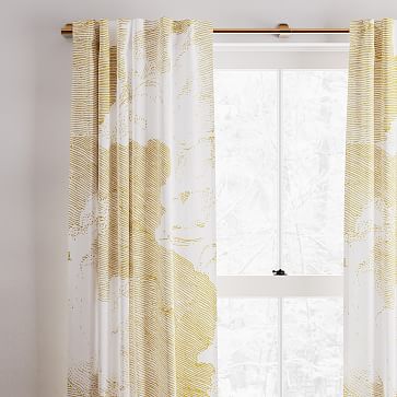 RHODE Batik Scallop Edge Curtains (Set of 2)