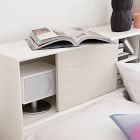 Modernist Storage Bed - White &amp; Winter Wood