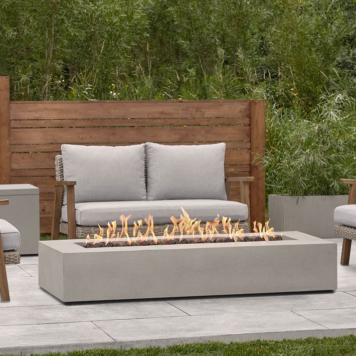 Rectangle Propane Fire Table (72&quot;)