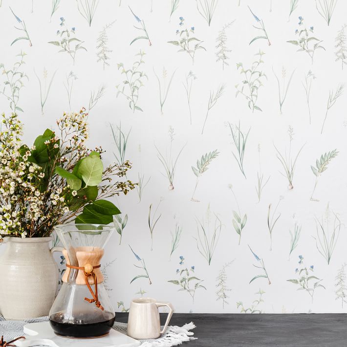 Fresh Cut Removable Wallpaper West Elm