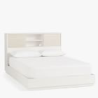 Modernist Storage Bed - White &amp; Winter Wood
