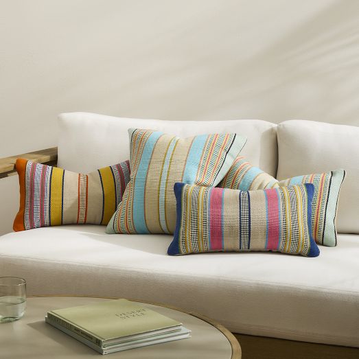 La Raya Indoor/Outdoor Pillow | West Elm