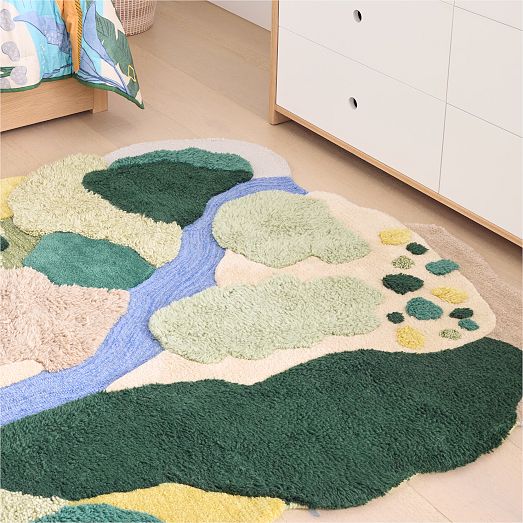 National Geographic Topo Landscape Rug | West Elm
