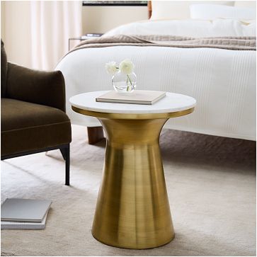 Cheap pedestal best sale side table