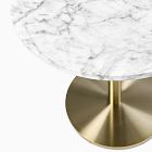 Orbit Round Dining Table  - Faux Marble