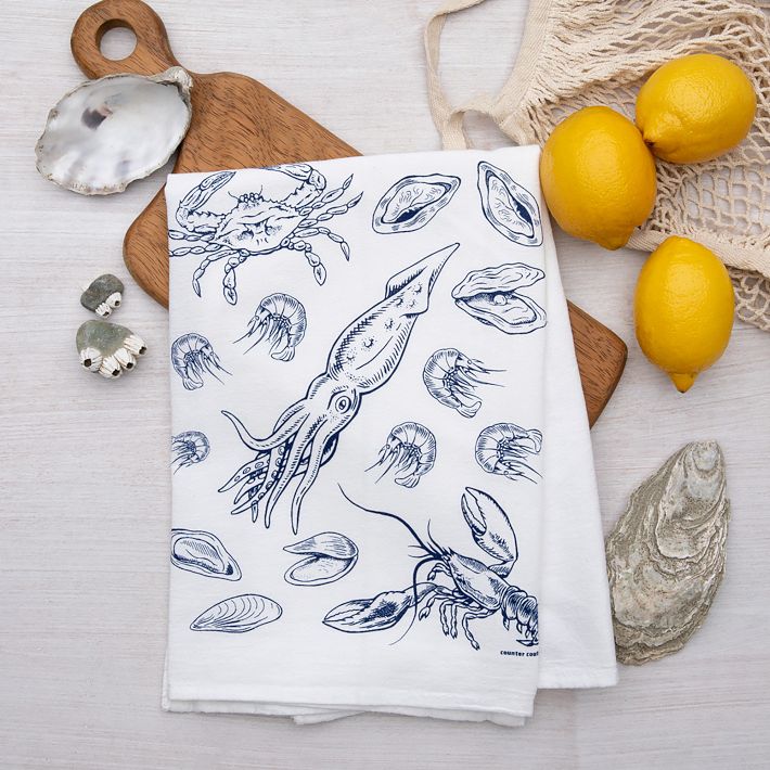 Counter Couture Seafood Towel