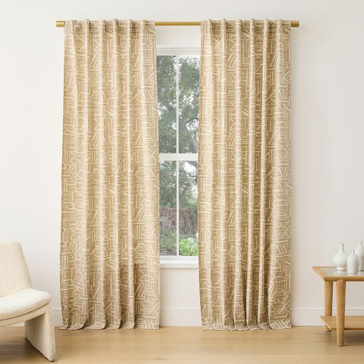 Oversized Curtain Rod Tiebacks