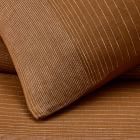 European Flax Linen Graduated Stripe Duvet Cover &amp; Shams - Clearance