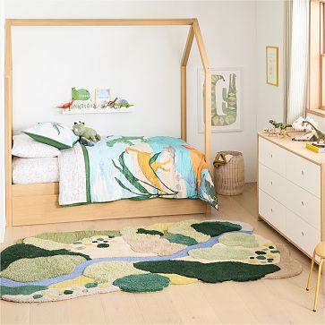 National Geographic Topo Landscape Rug | West Elm