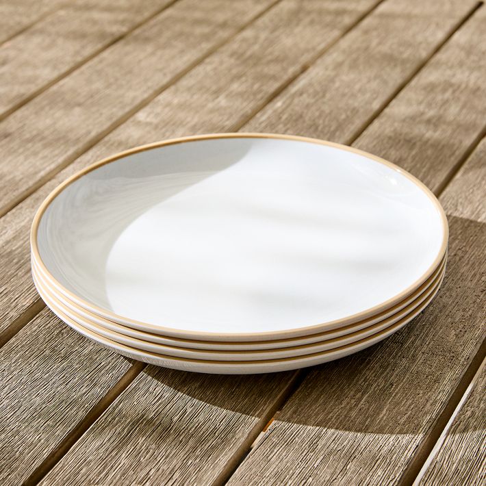 Mill Melamine Outdoor Dinner Plate Sets
