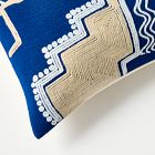 Diego Olivero Wool &amp; Cotton Envelope Embroidered Pillow Cover