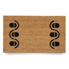 Nickel Designs Hand-Painted Doormat - Boho Shapes