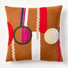 Diego Olivero Wool &amp; Cotton Envelope Embroidered Pillow Cover