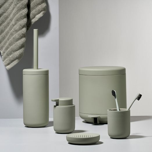 blomus Sono Toilet Brush, Waste Bin & Plunger, 9 Colors, Exclusive Color!  on Food52