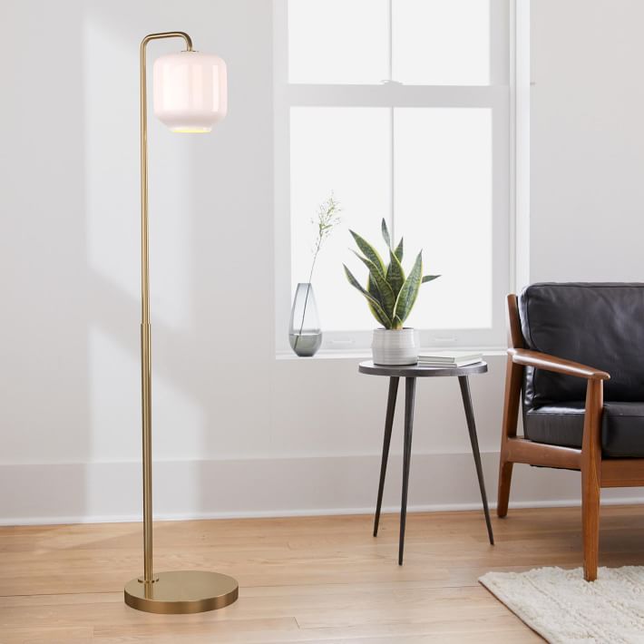 Sculptural Pebble Floor Lamp (58")