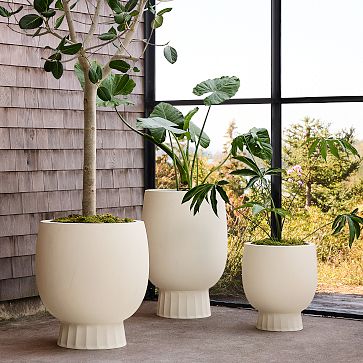 Colin King Washed Ficonstone Planters