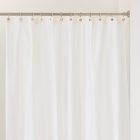 Solid Canvas Shower Curtain
