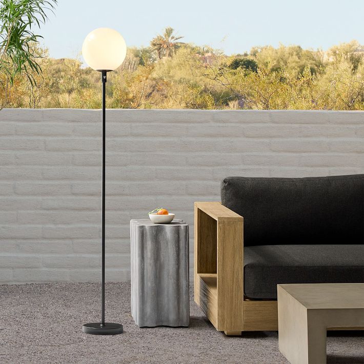 Globe Outdoor Floor Lamp