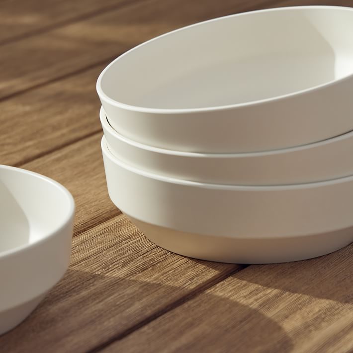 Modern Melamine Outdoor Pasta Bowl Sets