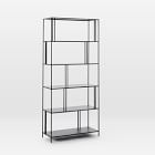 Profile Wide Bookcase &amp; 2 Narrow Bookcases Set