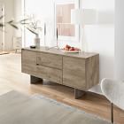 Anton Solid Wood Buffet - Graywashed